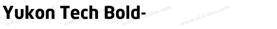 Yukon Tech Bold字体转换